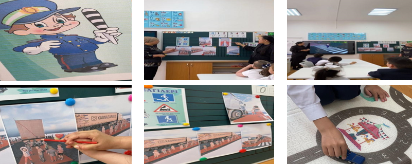 Қауіпсіздік апталығы аясында мектепте жол жүру ережелеріне арналған салтанатты ақпараттық-тәрбиелік сағат өткізілді